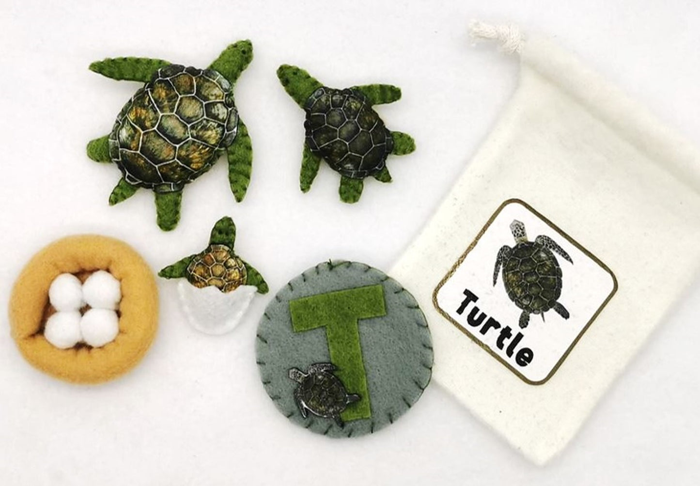 Felt Life Cycles 58-Piece Set