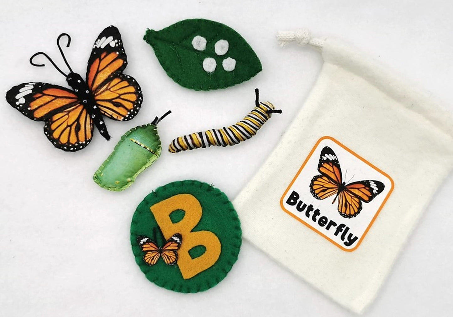 Felt Life Cycles 58-Piece Set