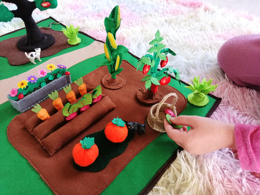 Felt Farm Play mat Set
