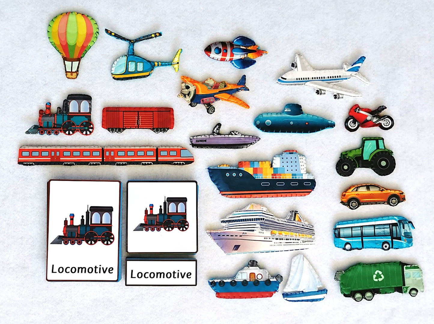 Modes of Transport Felt Play mat