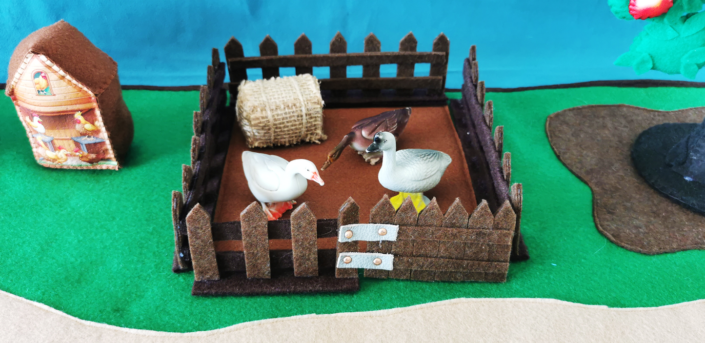 Felt Farm Play mat Set