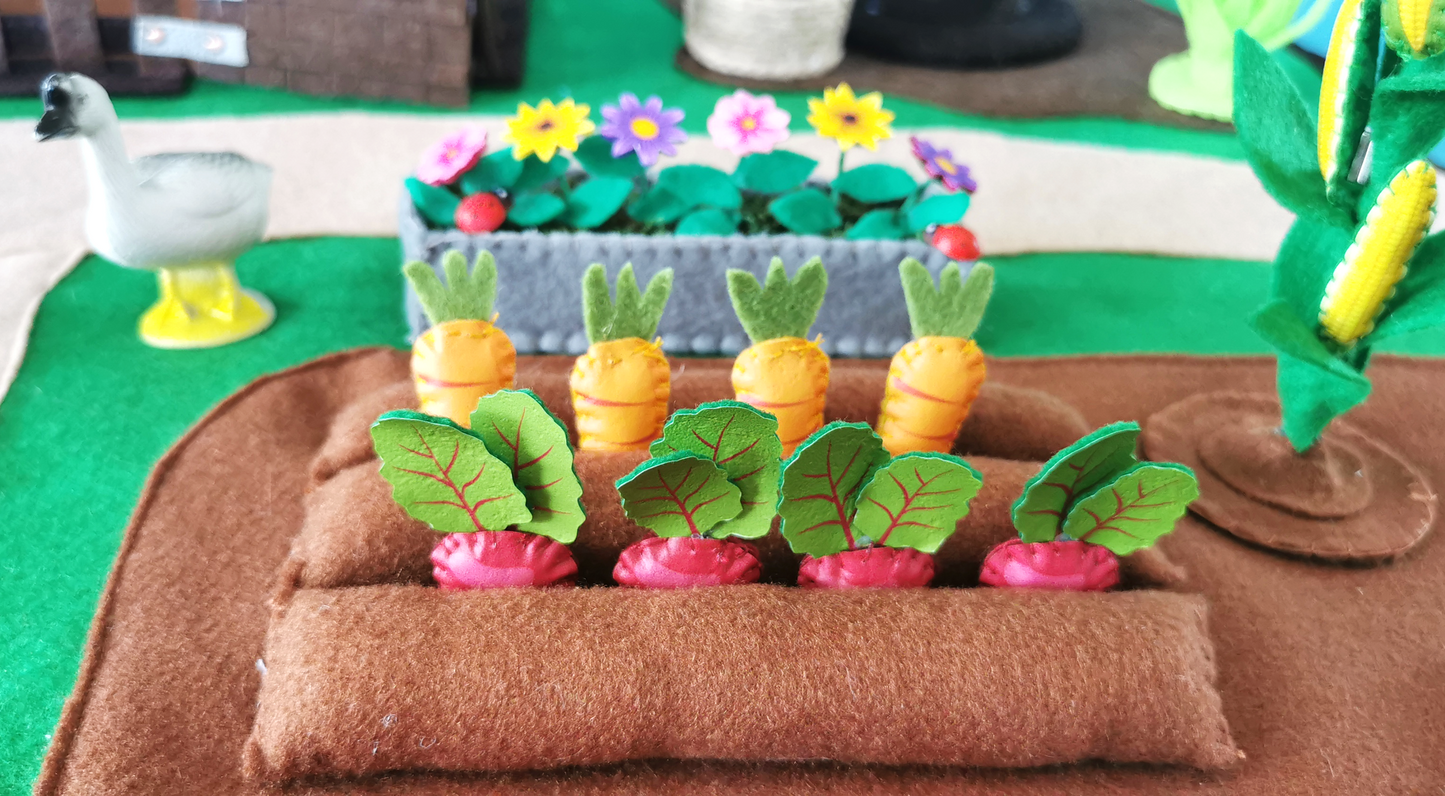 Felt Farm Play mat Set